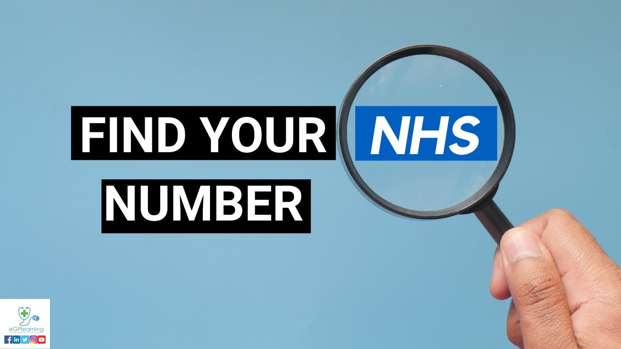 find your nhs number