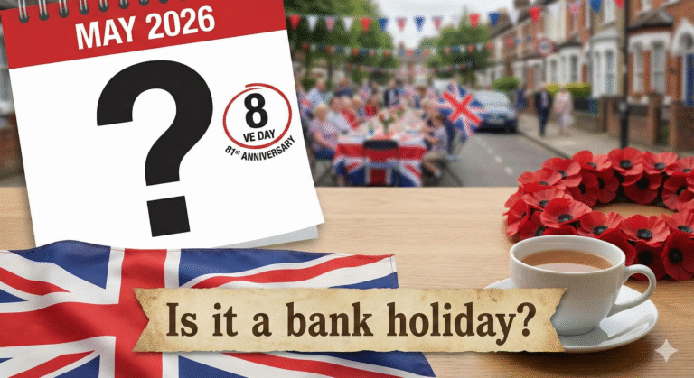 Is VE Day 2026 a bank holiday?