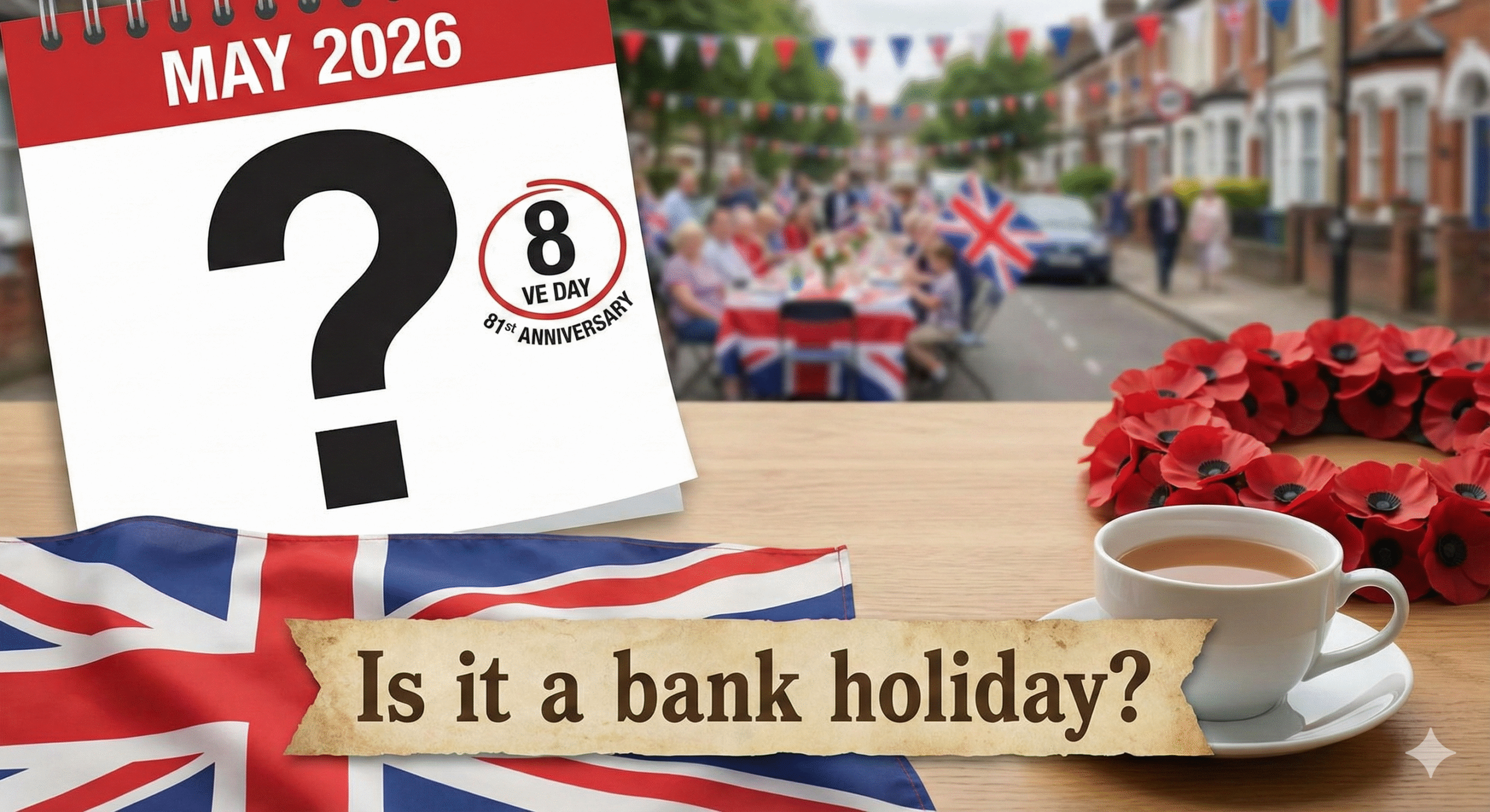 Is VE Day 2026 a bank holiday?