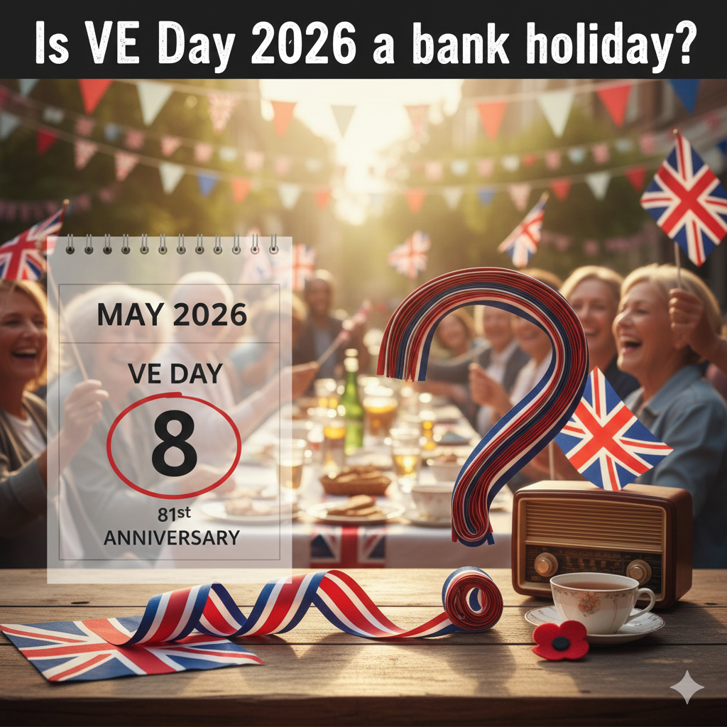 Is VE Day 2026 a bank holiday? Is VE Day 2026 a bank holiday?