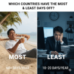Which Countries Have the Most and Least Days Off?