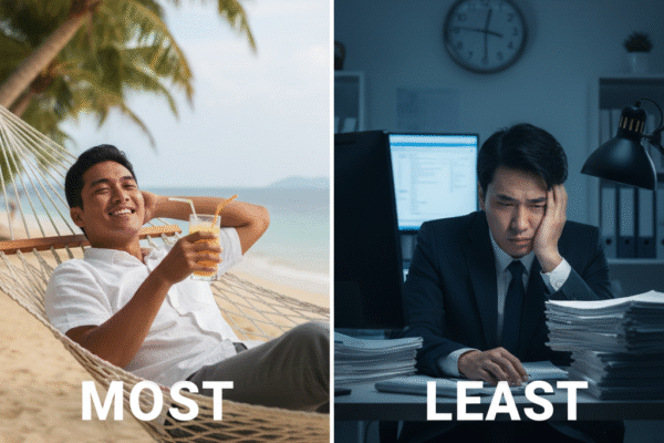 Which Countries Have the Most and Least Days Off?