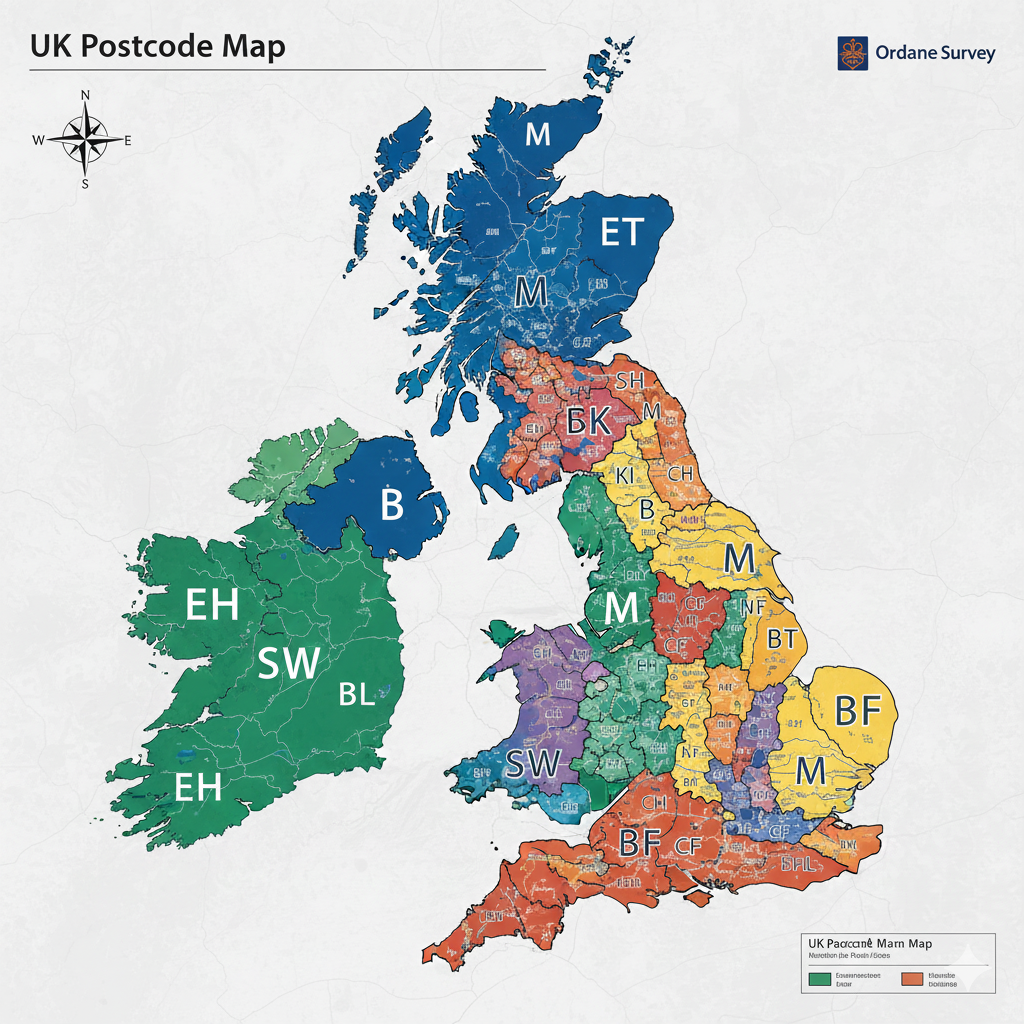 UK Postcode Map